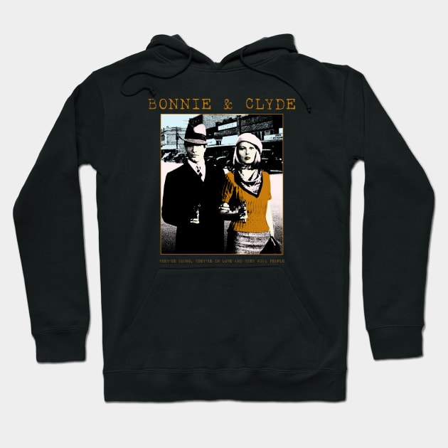 bonnie and clyde grunge vintage Hoodie by Genetics art